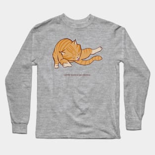 Never Kiss a Cat Person Long Sleeve T-Shirt